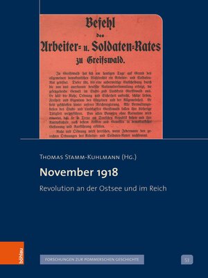 cover image of November 1918